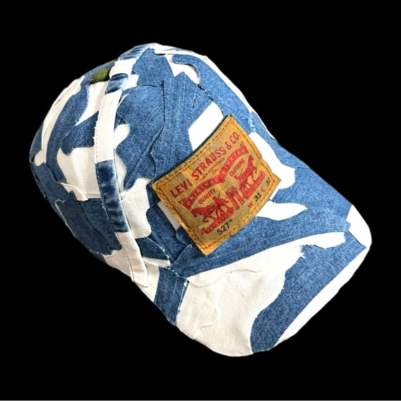 Unisex Custom made patchwork denim cap - Picture 10 of 16